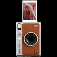 FUJIFILM Instax Mini EVO Instant Camera (Brown)