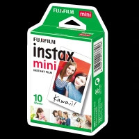 FUJIFILM Instax Mini Pack of 10 Film Sheets (Glossy Finish, 16386004, White)
