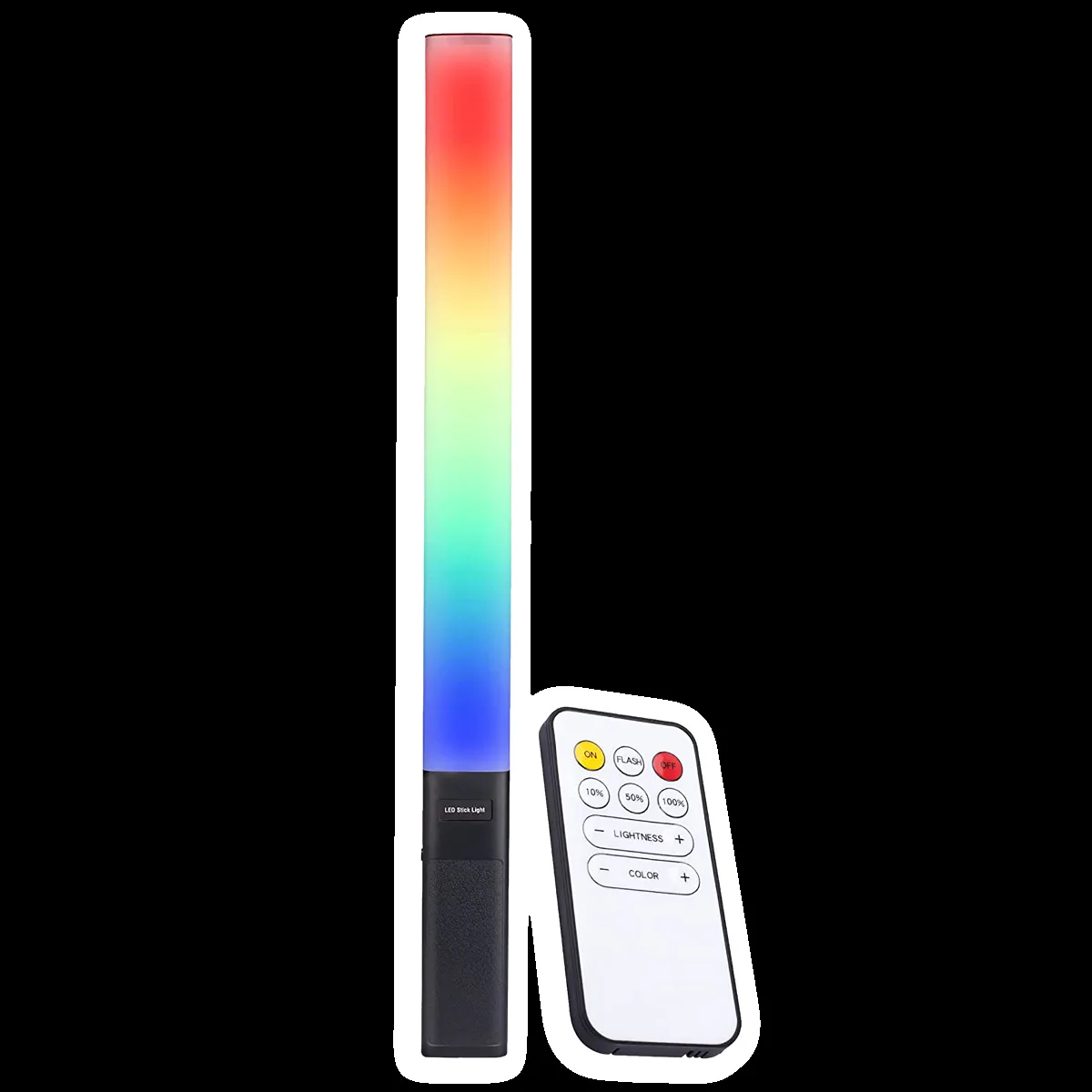 Digitek DSL 20W RGB LED Light Wand with Remote for Photography, Videography & Live Streaming (Easy Buttons Control)