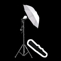 HIFFIN E27 Studio Single Holder Umbrella Lighting Kit (Supports Up to 6000 g)