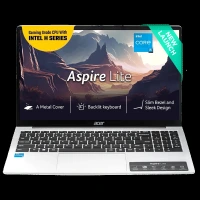 acer Aspire Lite Intel Core i5 13th Gen Thin & Light Laptop (16GB, 512GB SSD, Windows 11 Home, 15.6 inch Full HD IPS Display, MS Office, Pure Silver, 1.70 KG)