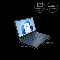 HP Victus 16-s0089AX AMD Ryzen 7 Laptop (16GB, 1TB, Windows 11 Home, 16.1 inch Full HD IPS Display, MS Office 2021, Performance Blue, 2.29 KG)