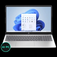 HP FD1099TU Intel Core Ultra 5 Thin and Light Laptop (16GB, 512GB SSD, Windows 11 Home, 15.6 inch Full HD Display, MS Office 2021, Natural Silver, 1.69 KG)