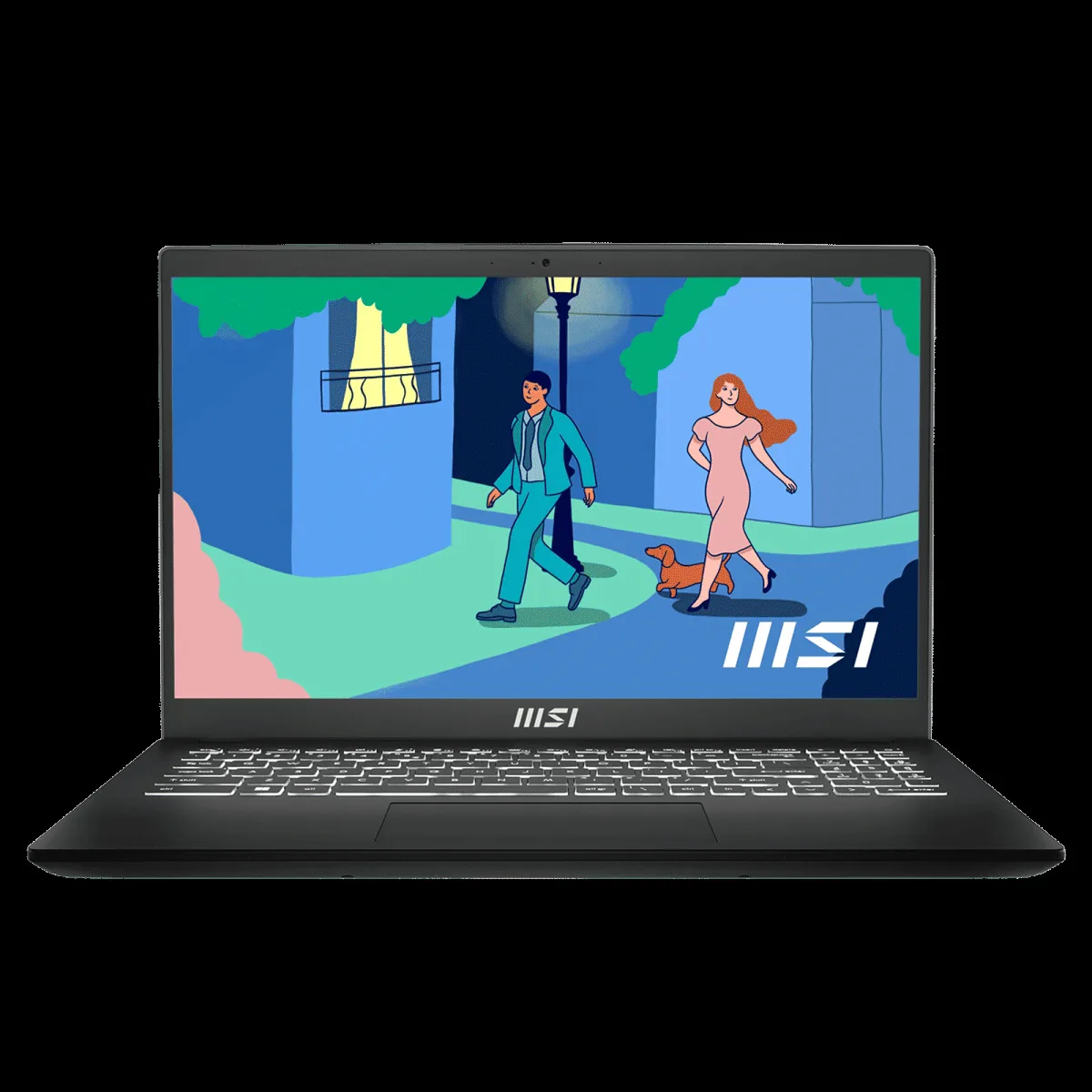 MSI Modern 15 B7M-479IN AMD Ryzen 7 Thin & Light Laptop (16GB, 512GB SSD, Windows 11 Home, 15.6 inch Full HD Display, MS Office Home, Classic Black, 1.75 KG)