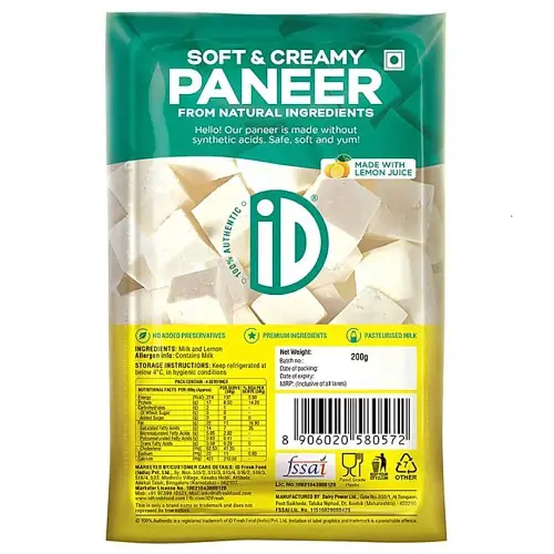 iD Natural Paneer