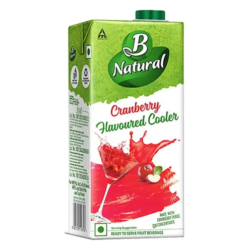 B Natural Cranberry Flavoured Cooler Beverage