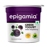 Epigamia Low Fat Greek Yogurt Wild Raspberry