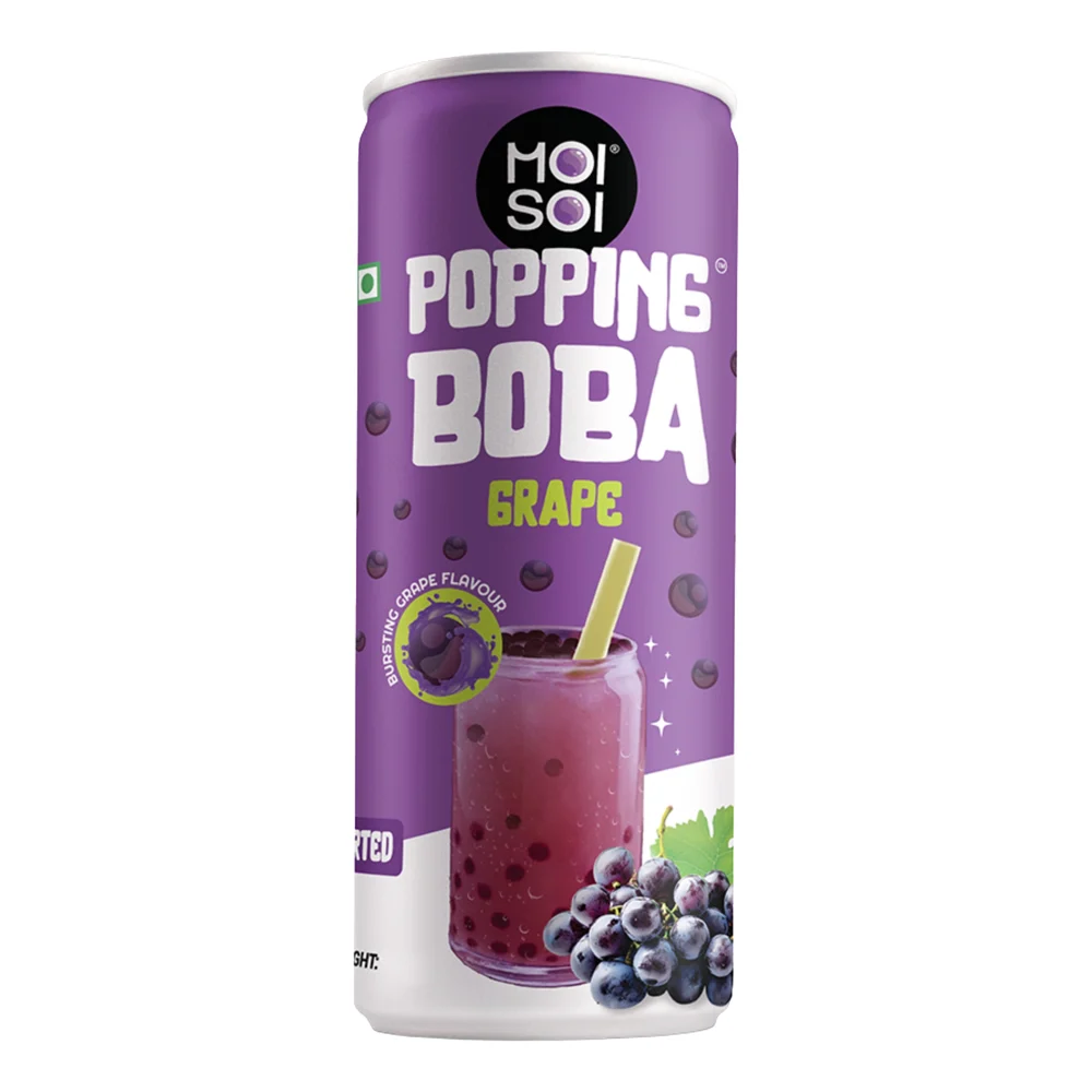 Moi Soi Popping Boba Grape Fruit Drink
