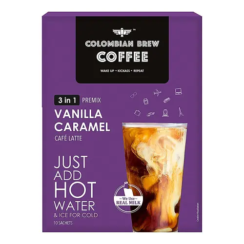 Colombian Brew Vanilla Caramel Coffee Premix