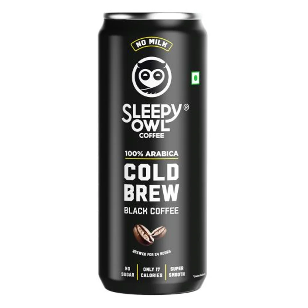 Sleepy Owl No Milk Cold Brew Black Coffee