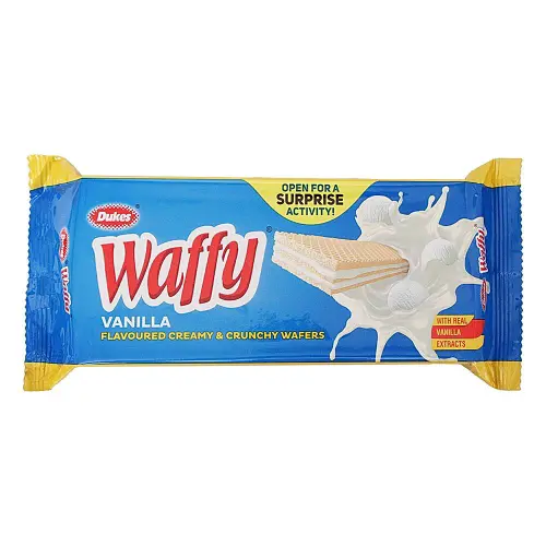 Dukes Waffy Vanilla Flavoured Wafer Biscuits
