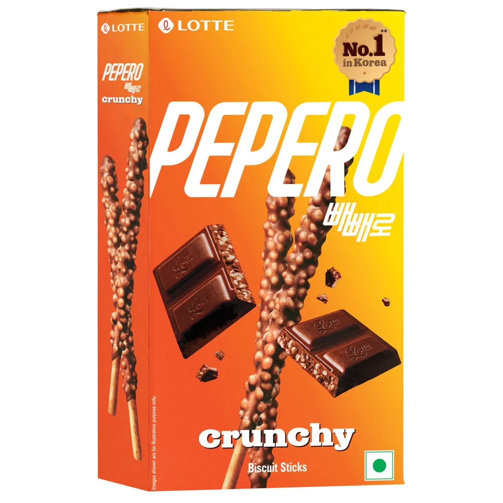Lotte Pepero Crunchy Biscuit Sticks