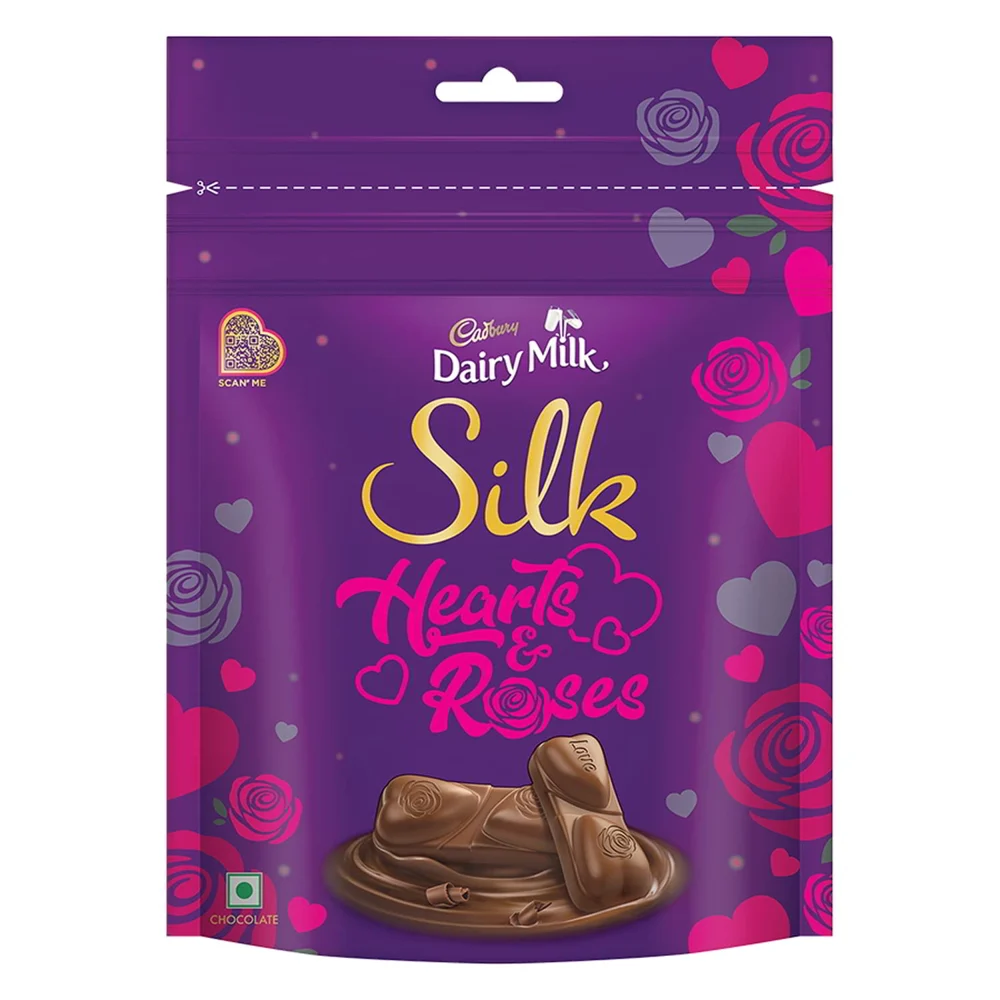 Cadbury Silk Heart And Rose Treat