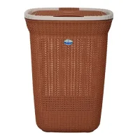 Joyo Knit Laundry Basket (Chocolate Dark Brown) - 56 L