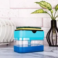 Beezy 2 In 1 Soap Dispenser With Sponge Holder