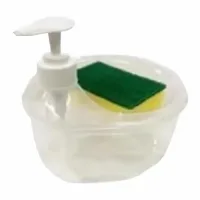 Indigo Metalware Plastic Soap Dispenser - Natural