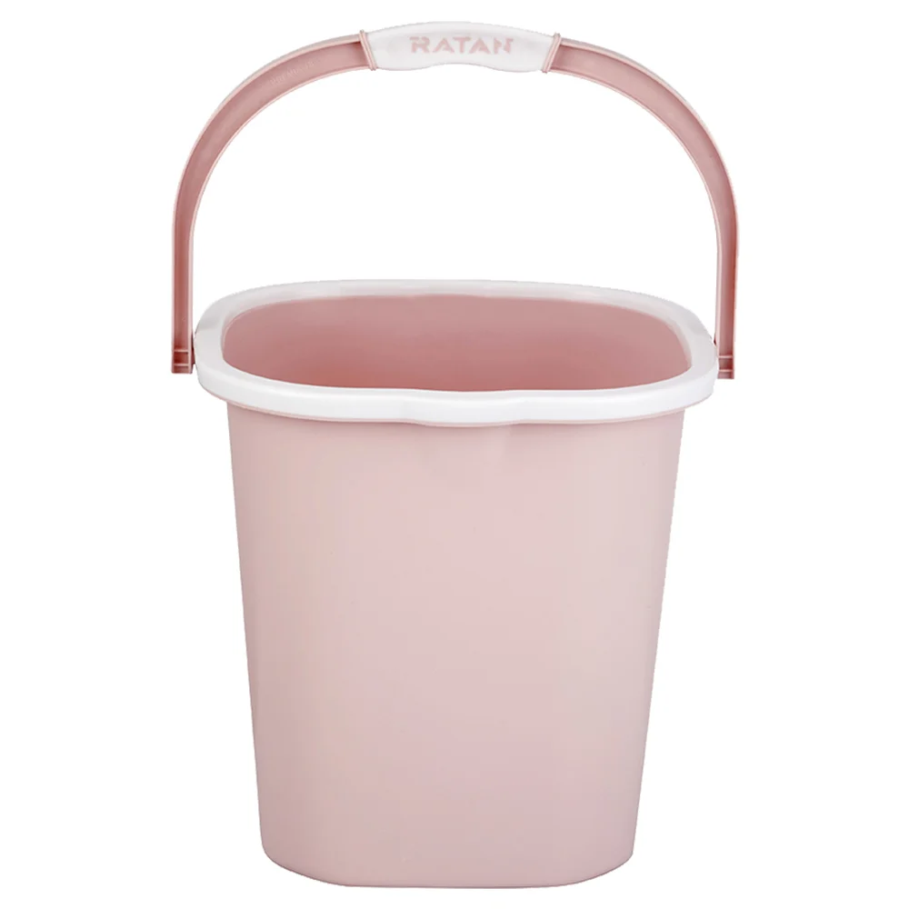Ratan Plastic Premia Bucket - Desert Rose (18 L)
