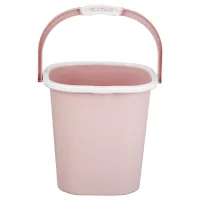 Ratan Plastic Premia Bucket - Desert Rose (18 L)