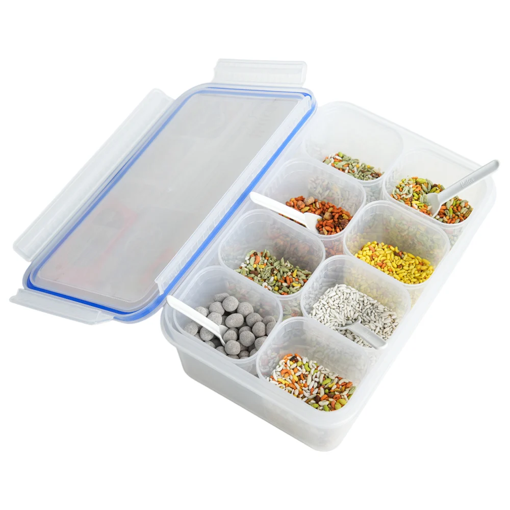 Unica 1K Masala Box With Unilock Lid - Transparent