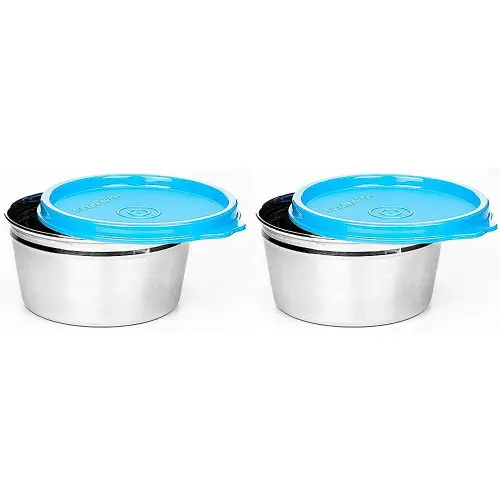 Signoraware Steel Tiny Wonder Container - Blue