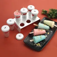 HAZEL Aluminium 6 Kulfi Mould & 1 Stand
