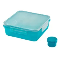 All Time Plastic Salad Lunch Box With Dip Container