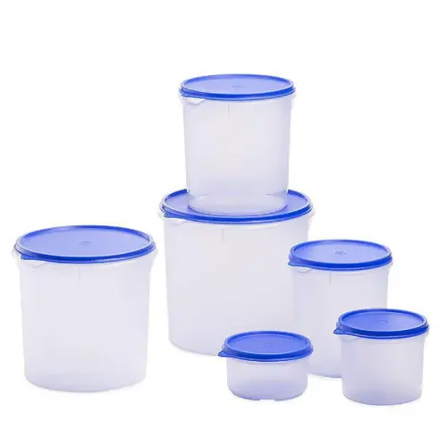 Varmora Magnum Round Container Set (Blue) - 6 Container