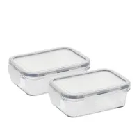 Steelo Sofresh Soclick Plastic Container - 2x500 ml