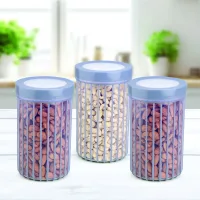 Joyo Better Home Linea Container (Grey) 1500 ml - Set of 3