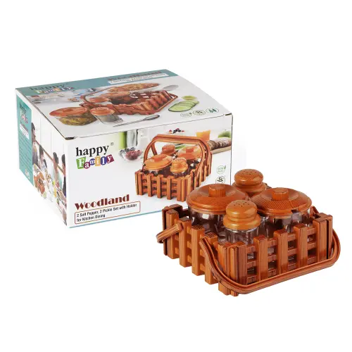 Happy Family Woodland Multi Utility Set (Wood Colour )
