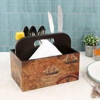Clasicraft Wooden Spoon Stand Printed Duco Brown (BT)