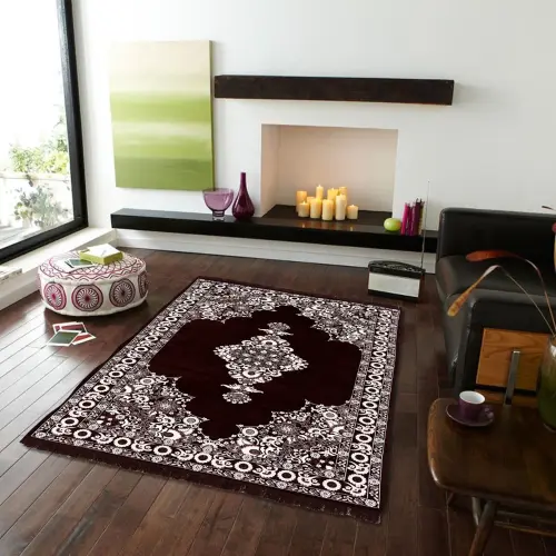 MHF Tulip Flooring Carpet Mat - Brown