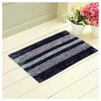 Elegant Weavers Stripe Bathmat (Grey) - 40x60 cm