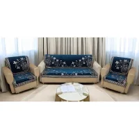 MHF Venue Ultrasonic Sofa Cover 09 (Aqua Black) 5 Seater