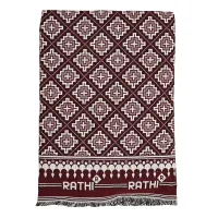 Rathi Solapur Chaddar 340 GSM (Dark Brown) - 145x220 cm