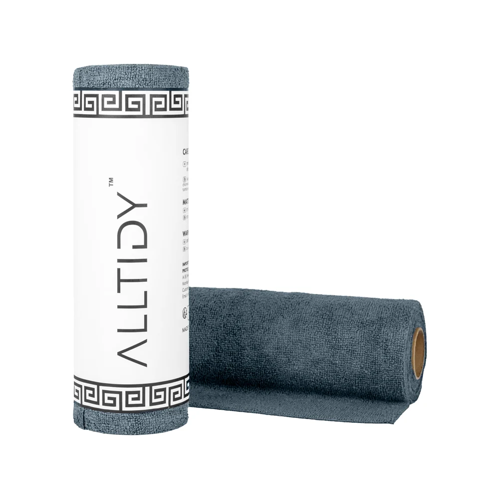 Alltidy Tearaway Reusable Multipurpose Kitchen Towel - Dim Grey 15 Pulls