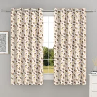 Shanplus Capricon Windows Curtain (Coffee) 112 x 150 cm