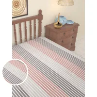Athom Living Cotton Chaddar Single Summer Stripes (CHB) - 145x224 cm
