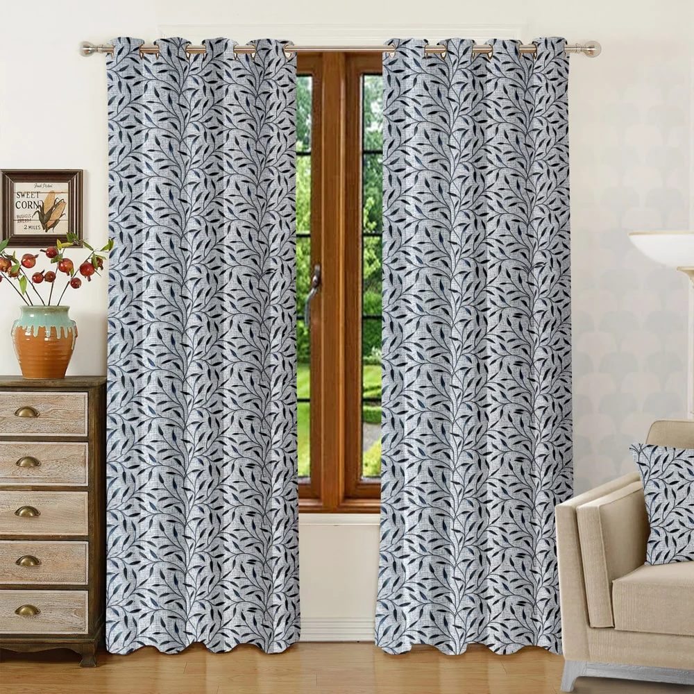 Shanplus Jazz Door Curtain (Grey) 112 x 210 cm