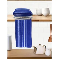 Athom Living Hand Towel Stripes Navy Blue - 40x60 cm