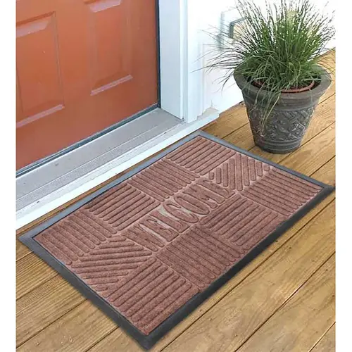Elegant Weavers Welcome Door Mat Brown 40X60 cm