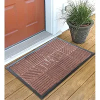 Elegant Weavers Welcome Door Mat Brown 40X60 cm