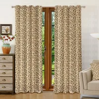 Shanplus Jazz Door Curtain (Coffee) 112 x 210 cm