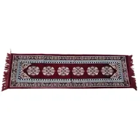 Sheetal World Assanpati (Bed Side Runner) 2066 Maroon D1