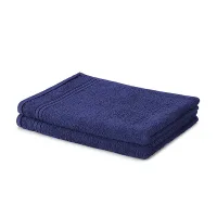 Welspun Glisten Everyday Hand Towel (40 x 60 cm) Blue - Pack Of 2