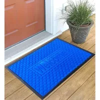 Elegant Weavers Welcome Door Mat Blue 40X60 cm