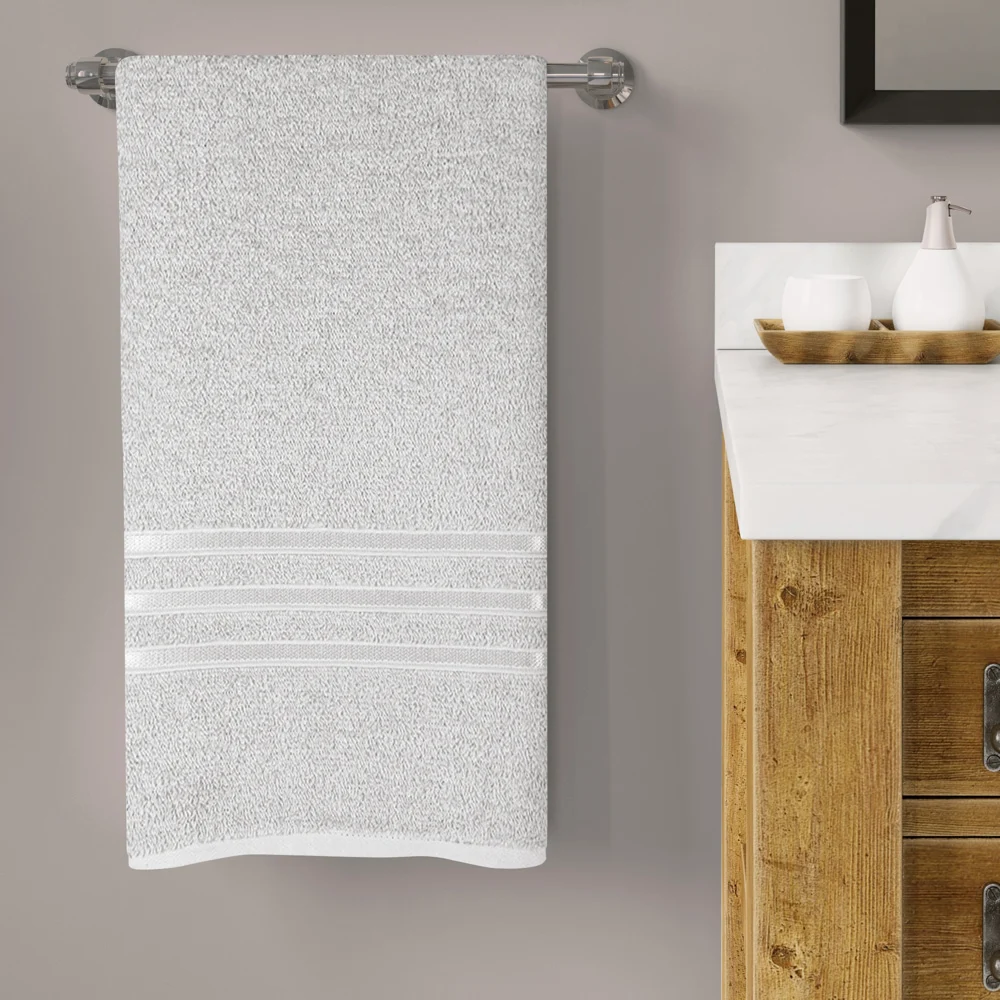 Trident Home Elegance Cl Bath Towel 400 Gsm (Ice Grey) 70 x 140 cm