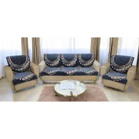 MHF Venue Ultrasonic Sofa Cover 03 (Grey) 5 Seater