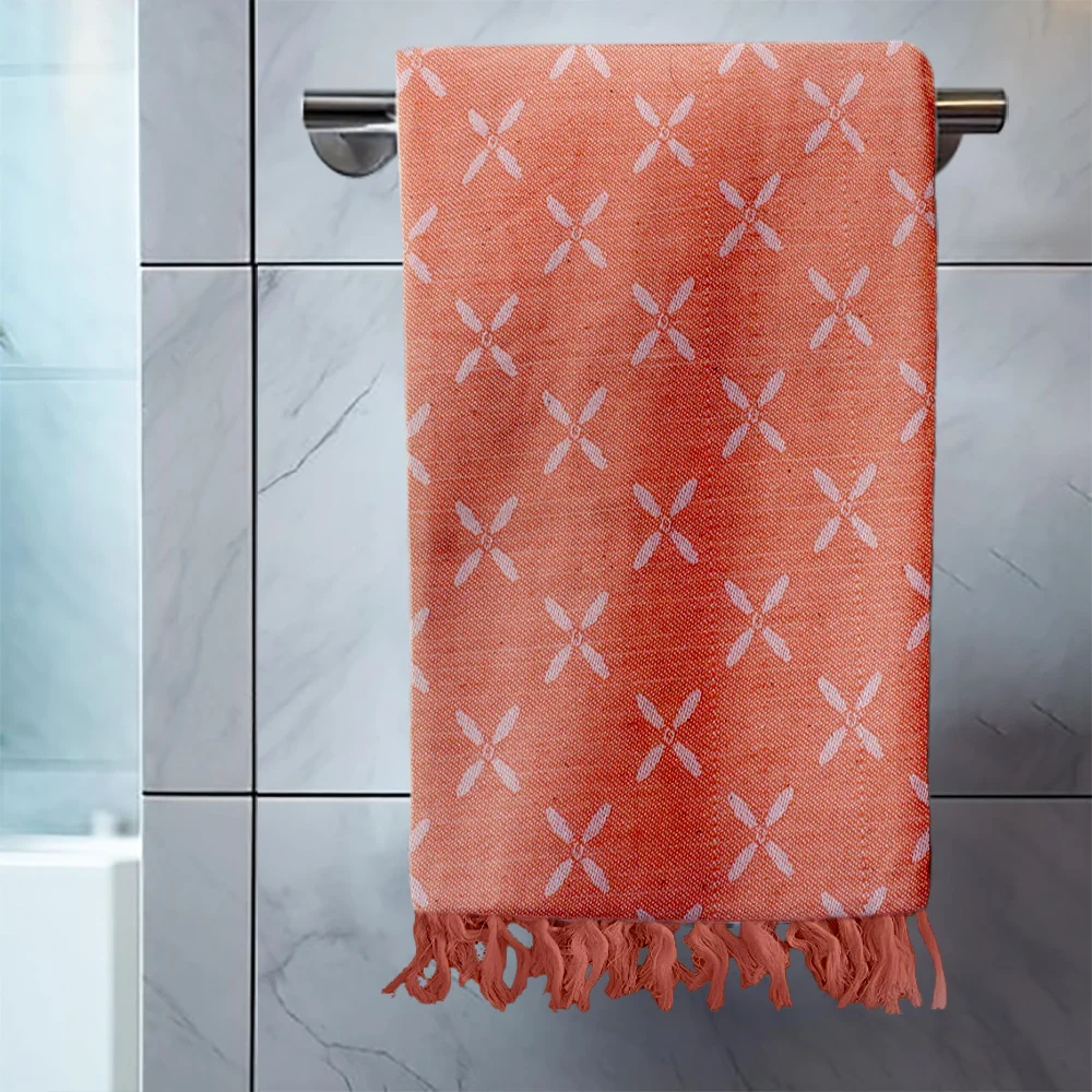 Sheetal World Bath Towel Jacquard-3060 210 GSM Peach
