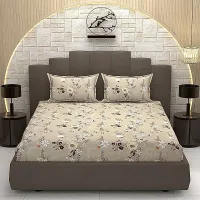 Mafatlal Luxe Double Bedsheet (HFLLBS0046) 120 GSM (Floral) - 227 x 254 cm